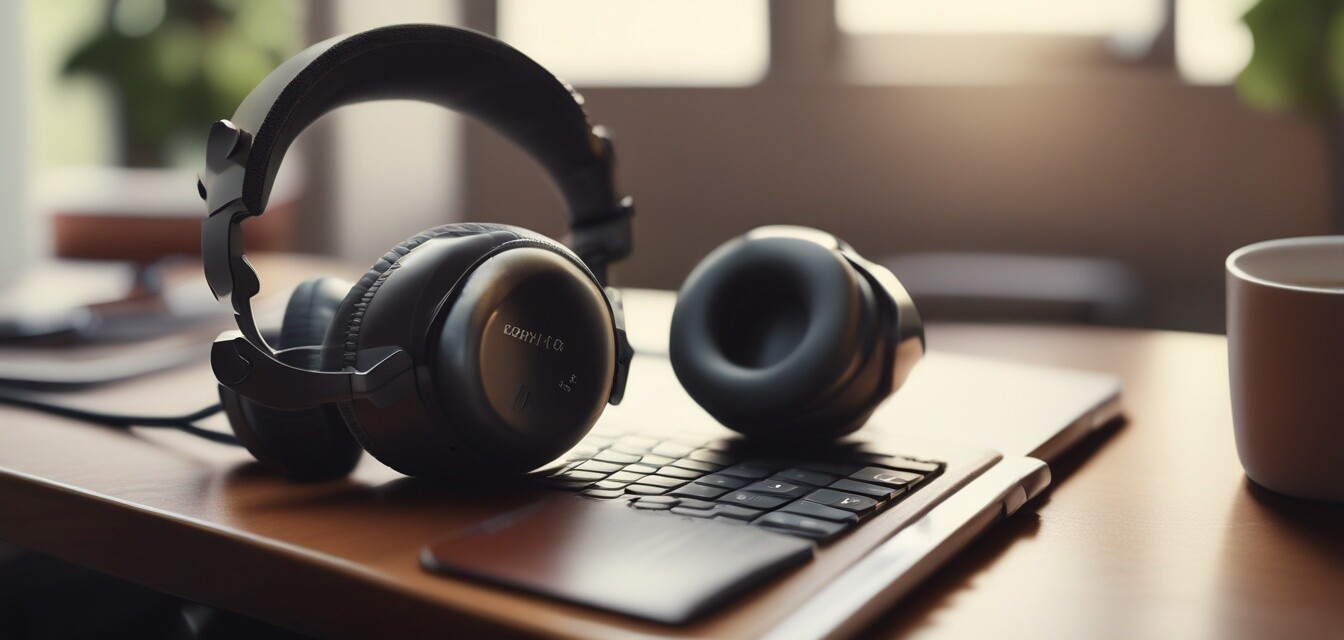 High-quality noise-canceling headphones